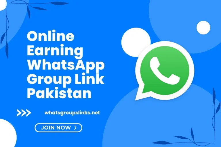 Pakistan Online earning WhatsApp group link