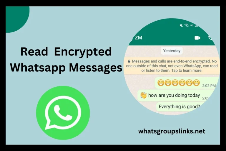 read encrypted WhatsApp messages