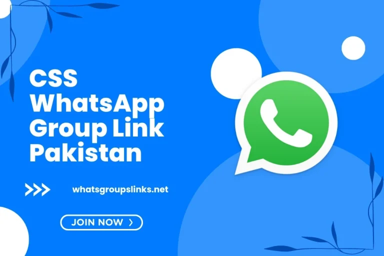 CSS WhatsApp Group Links Pakistan