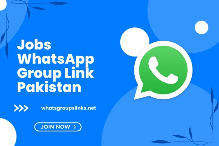 Jobs WhatsApp Group Link Pakistan