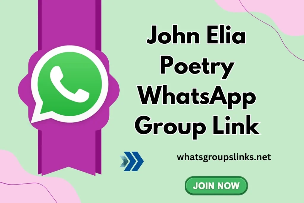 John Elia Poetry WhatsApp Group Links