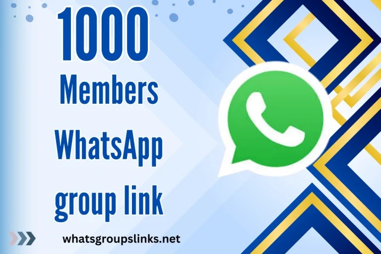 1000 Active Members WhatsApp Group Links