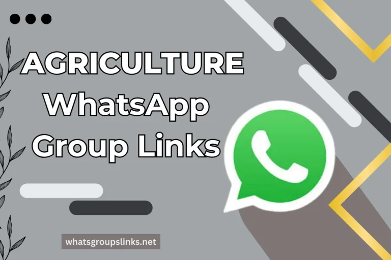 Agriculture WhatsApp Group Links 