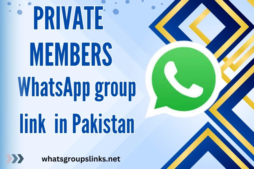 Private WhatsApp Group Links Pakistan 