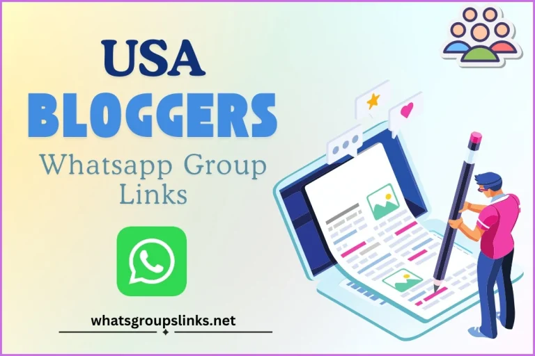 USA Blogger WhatsApp Group Links