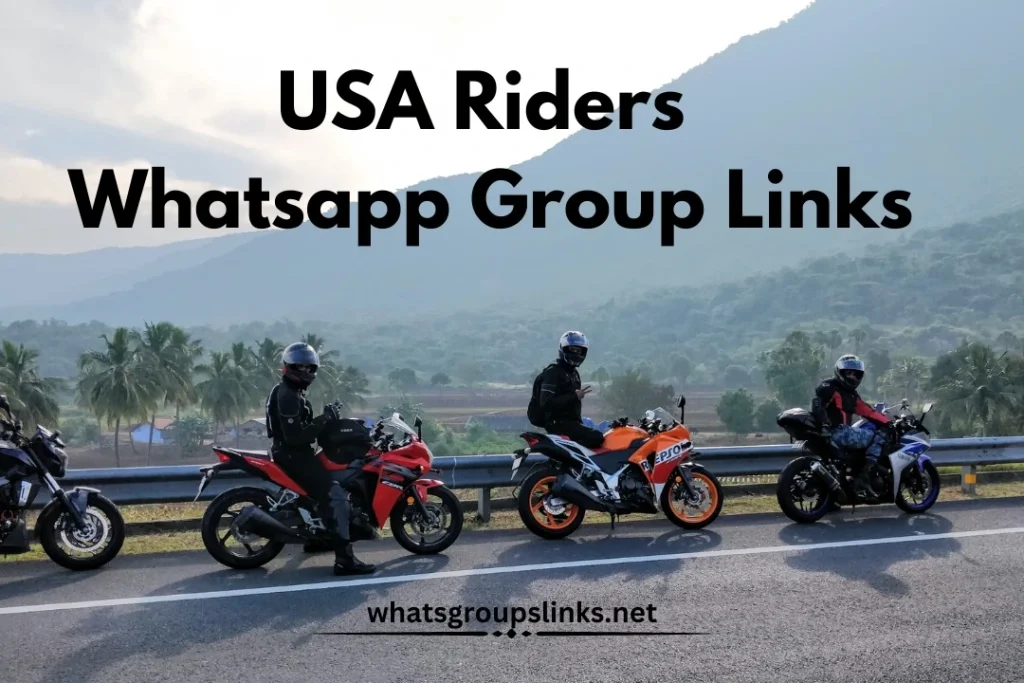 USA Riders WhatsApp Group Links